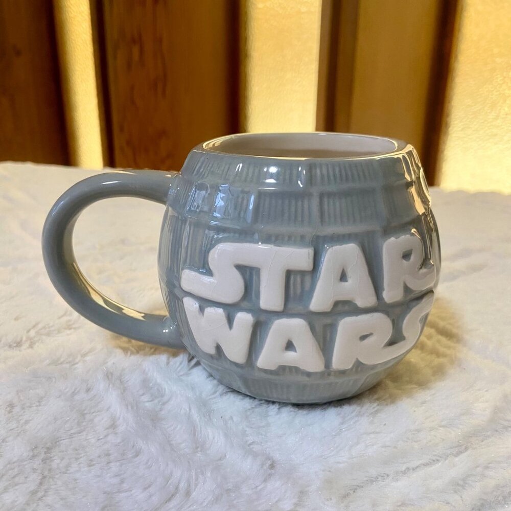 Star Wars Death Star Ceramic Mug Collectible Disney Darth Vader